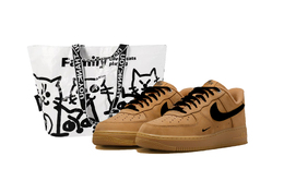 Nike Кроссовки Air Force 1 для скейтбординга унисекс низкие черно-коричневые, цвет Black Brown hm9483-001(team1274-黑糖空军s-box) | black brown