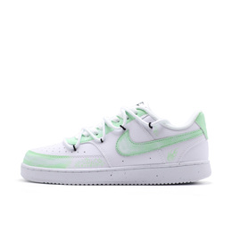 Nike Кроссовки Court Vision 1 Low Top мужские бело-зеленые, цвет White Green dh2987-101（team1018-绿韵轻履） | white green