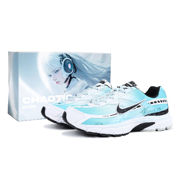 Nike Инициатор устойчивые к истиранию низкие кроссовки для бега унисекс голубой, цвет Cyan 394055-100（team197-爱琴海韵） | cyan