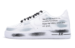 Nike Кроссовки Air Force 1 с амортизацией, износостойкие низкие скейтерские унисекс белые черные бело-черные, цвет White Black cw2288-111(team1326-告白书) | white black