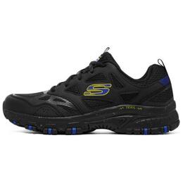 Skechers Хиллкрист амортизирующие износостойкие низкие беговые кроссовки мужские черно-синие, цвет Black Blue 237265-bkmt | black blue