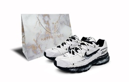 Nike Инициатор Низкие кроссовки для бега Унисекс Черный Белый, цвет Black White (Shopping Bag) 394055-100(team87-自由轨迹黑白s-box) | black white (shopping bag)
