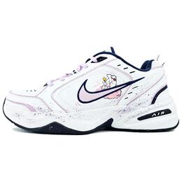 Nike Эйр Монарк 4 противоскользящие износостойкие низкие массивные кроссовки унисекс бело-розовые, цвет White Pink 415445-102（team268-云朵兔） | white pink