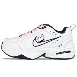 Nike Air Monarch 4 нескользящие низкие массивные кроссовки унисекс розовый белый, цвет Pink White 415445-102(team667-比心猫咪) | pink white
