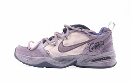 Nike Эйр Монарх 4 Сине-фиолетовые низкие массивные кроссовки унисекс, цвет Purple 415445-102(team壹叁捌柒 青紫被体) | purple