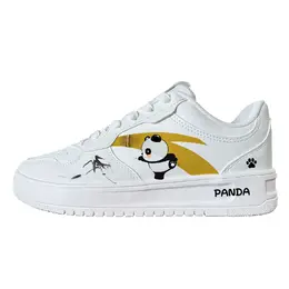 Anta Кроссовки Life Collection унисекс низкие белые с золотом, цвет Gold 912518001q-2(team10-扛竹熊猫-金竹) | gold