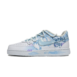 Nike Кроссовки для скейтбординга Court Vision 1 Wave с кокосовой амортизацией, низкие, унисекс, светло-голубые, цвет Light Blue cd5463-101(team61-海浪椰椰） | light blue