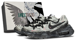 Nike Амортизирующие низкие кеды унисекс черно-белые, цвет White cj1671-100(team845星云风暴-box) | white