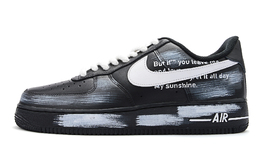 Кроссовки Nike Air Force 1 с амортизацией, износостойкие низкие скейтерские унисекс черно-белые, цвет Black White cw2288-001(team1326-诀别书) | black white
