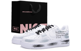 Nike Кроссовки Air Force 1 с амортизацией, износостойкие низкие скейтерские унисекс белые черные бело-черные, цвет White Black cw2288-111(team1326-告白书xbox) | white black