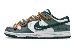 Nike Данк лоу топ скейтборд кроссовки унисекс белый зелёный, цвет White Green dd1391-101（team1307-苔原情书） | white green