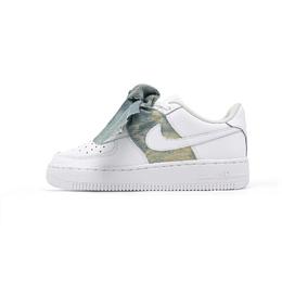 Nike Air Force 1 устойчивые к скольжению и истиранию низкие скейтбордские кроссовки унисекс белый голубой - белый, цвет White dh2920-111（team317-大道至简） | white
