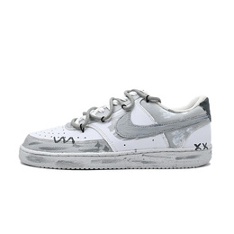 Nike Кроссовки Court Vision Starlight Dream противоскользящие износостойкие низкие мужские серо-белые, цвет Gray White dh2987-101（team753-星辉梦境） | gray white