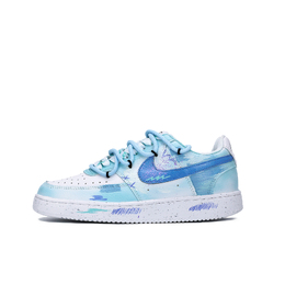 Nike Кроссовки для скейтбординга Court Vision 1 Coconut Sea Salt Deconstruction с низким верхом и шнурками, мужские, синие QD - тёмно-небесный, цвет Dark Sky Blue dh2987-110（team309-椰椰海盐qd） | dark sky blue