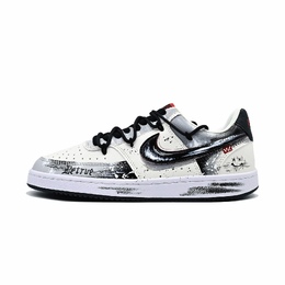 Nike Кроссовки Court Vision Thousand Ambitions устойчивые к истиранию противоскользящие мужские низкие для скейтбординга черные, цвет Black dm1187-101(team1198-千样野心) | black