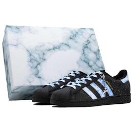 Adidas Кроссовки SUPERSTAR Dark Blue Starlight Box низкие скейтерские унисекс черные с темно-синим звездным сиянием (Dreamy Box), цвет Dark Blue Starlight (Dreamy Box) eg4959(team335-黯蓝星芒礼盒款 ) | dark blue starlight (dreamy box)