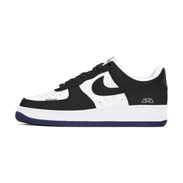 Nike Кроссовки Air Force 1 нескользящие легкие низкие для скейтбординга мужские черно-белые, цвет Black White fj4146-104(team210-时空节拍) | black white