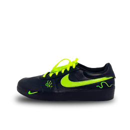 Nike Кроссовки для скейтбординга Court Shot Green Eyed Green Snake износостойкие и легкие низкие унисекс черные неоново-зеленые, цвет Neon Green fq8146-001-（team885-绿青蛇） | neon green