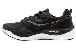 Saucony Унисекс кроссовки Runshield противоскользящие износостойкие водонепроницаемые черные с желтым низкие повседневные s28185-4