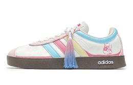 Adidas Вл Корт Классик нескользящие устойчивые к истиранию низкие скейтбордские кроссовки унисекс розовые - розовый, цвет Pink hq1802(team285-男女款萌蛇献瑞) | pink