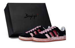 Adidas Кроссовки Campus 00s унисекс низкие розово-черные, цвет Black Pink hq8708(team80-男女同款爱意蔓延s-box) | black pink