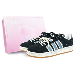 Adidas Кроссовки CAMPUS 00s противоскользящие низкие унисекс черные, цвет Black hq8708(team401-复古浪潮s-box) | black