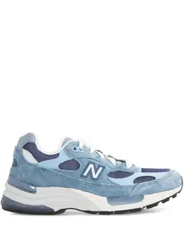 New Balance 992 suede panelled sneakers 32015129