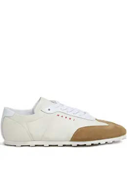 Marni Softy Soccer suede-panelled sneakers 30553053