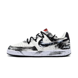 Nike Кроссовки Court Vision Galactic Splendor устойчивые к истиранию нескользящие низкие для скейтбординга мужские черные, цвет Black dm1187-101(team1198-星河繁华) | black