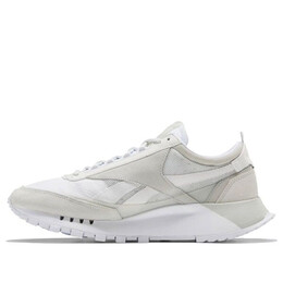Кроссовки classic leather legacy 'white skull grey' Reebok, белый fy7379 | white
