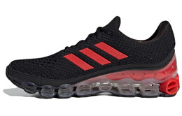 Кроссовки Microbounce для бега унисекс с низким верхом, черные/красные Adidas eh0792