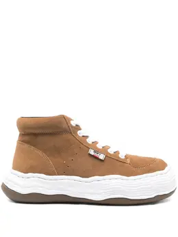 Maison Mihara Yasuhiro Oliver suede high-top sneakers 28958120