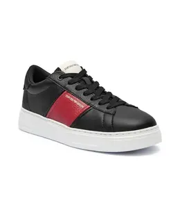 Кожаные кроссовки Emporio Armani, черный x4x570 xn840 | nero