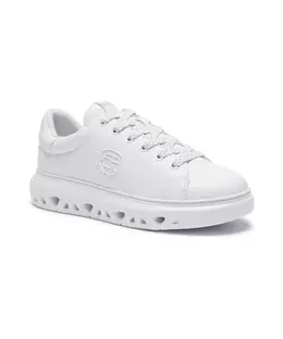 Кроссовки Kapri Kite Leather Karl Lagerfeld, белый kl54530 | bianco