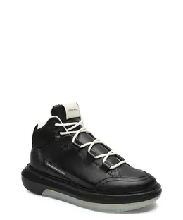 Кожаные кроссовки Emporio Armani, черный x4z135 xr201 | nero