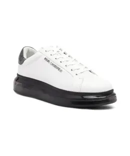 Кроссовки кожаные капри кушион Karl Lagerfeld, белый kl52625 | bianco
