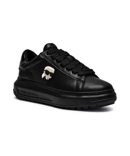 Кожаные кроссовки kapri lug Karl Lagerfeld, черный kl57530 | nero