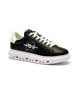 Кроссовки Kapri Kite Leather Karl Lagerfeld, черный kl54515 | nero