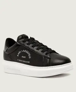 Кожаные кроссовки Kapri Karl Lagerfeld, черный kl52568a | nero