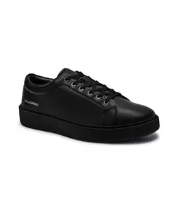 Кожаные кроссовки Flint Karl Lagerfeld, черный kl53320a | nero