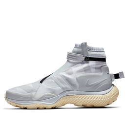 Кроссовки gyakusou x гетры сапоги Nike, белый aa0530-100 | white/pure platinum/black/fossil