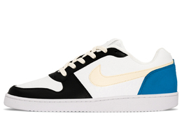 Nike Износостойкие дышащие низкие кроссовки для скейтбординга EBERNON EBER, мужские, черные, синие, белые aq1775-100(teama-闪电) | black blue white