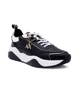 Кожаные кроссовки Armani Exchange, черный xdx104 xv580 | nero