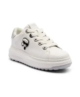 Кроссовки Kapri из кожи Karl Lagerfeld, белый kl67530 | bianco