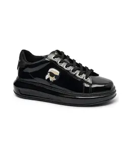 Кроссовки Kapri nft shine leather Karl Lagerfeld, черный kl62531u | nero