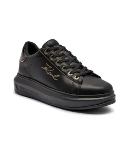 Кожаные кроссовки Kapri Karl Lagerfeld, черный kl62518 | nero