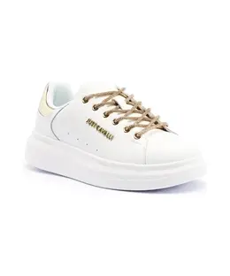 Кожаные кроссовки Just Cavalli, белый 78ra3sb1zpa86 | bianco