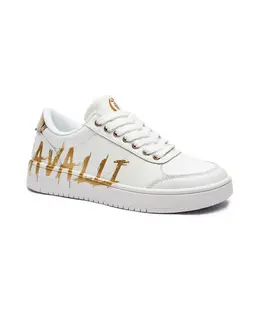 Кожаные кроссовки Just Cavalli, белый 78ra3sm5zp397 | bianco