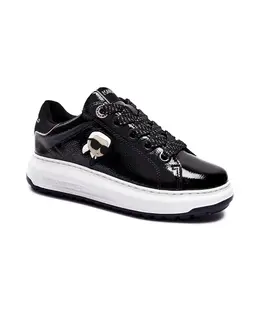 Кроссовки Kapri из кожи Karl Lagerfeld, черный kl67531 | nero