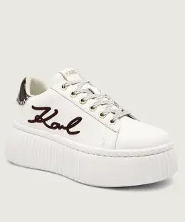 Кожаные кроссовки Kreeper Karl Lagerfeld, белый kl42372c | bianco